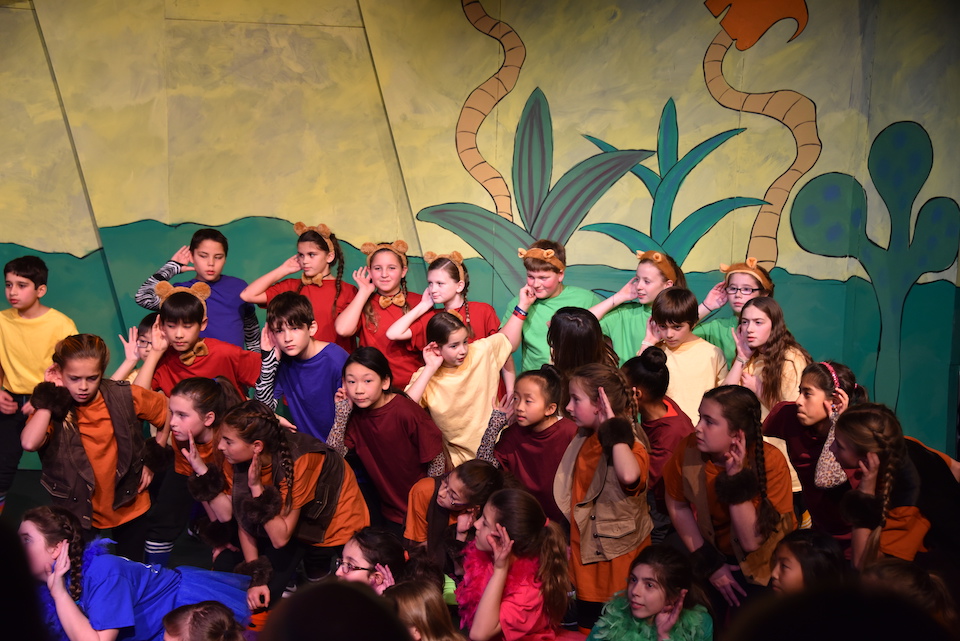 school children perform in Seussical the Musical.