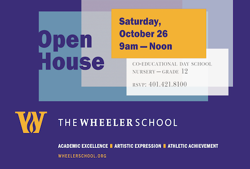 banner showing date of 2019 Open House, Saturday, October 26 9 am - Noon