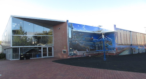 Exterior of Providence campus Madden Health & Physical Education Center