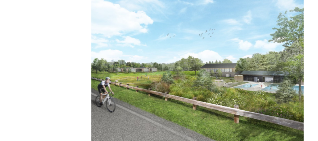A rendering from the Wheeler School Ten-Year Master Plan for the Farm Campus.